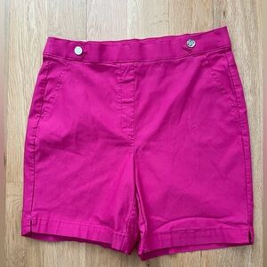Rafaella women’s Shorts pink pull on Spring/Summer size 12.